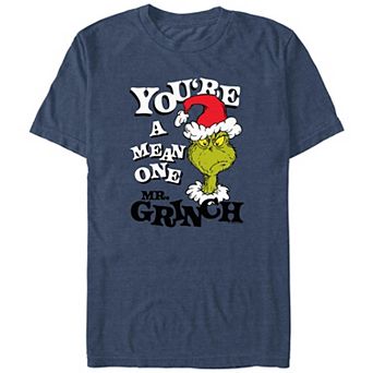 Big & Tall Dr. Seuss You're A Mean One Mr. Grinch Graphic Tee