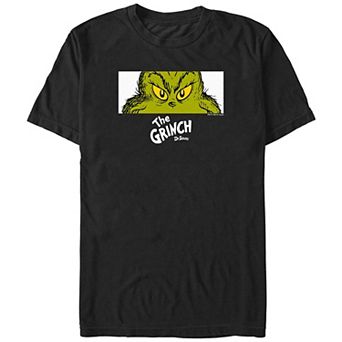 Big & Tall Dr. Seuss Grinch Naughty Eyes Graphic Tee