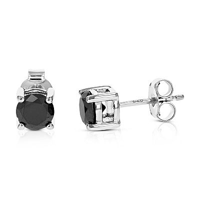 Kohls black diamond earrings discount
