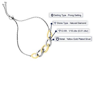 Amairah 1/10 Carat T.W. Diamond Adjustable Bracelet
