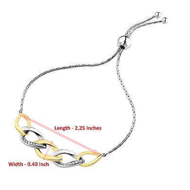 Amairah 1/10 Carat T.W. Diamond Adjustable Bracelet