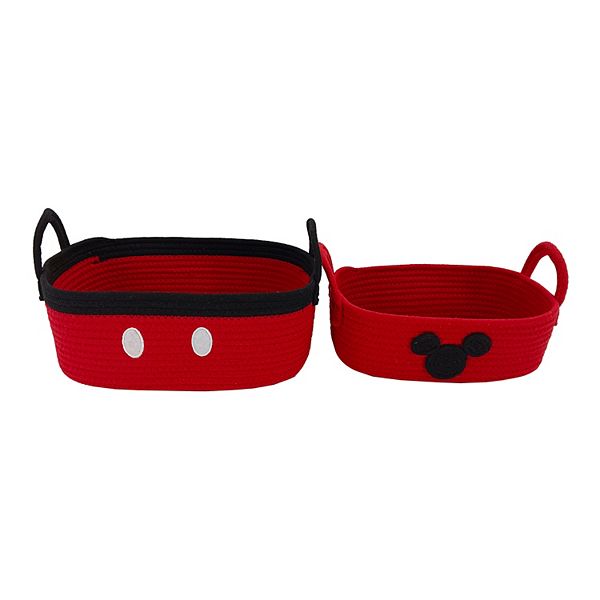 Disney's Mickey Mouse 2-pack Storage Basket Set by The Big One Kids™ - Multi