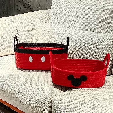Disney's Mickey Mouse 2-pack Storage Basket Set by The Big One Kids