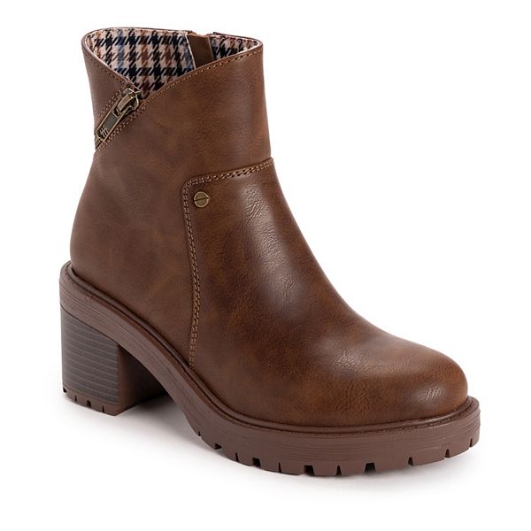 MUK LUKS Lucy Lucia Women's Boots - Brown (7.5)