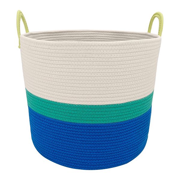 The Big One® Colorblock Rope Bin - Billiard