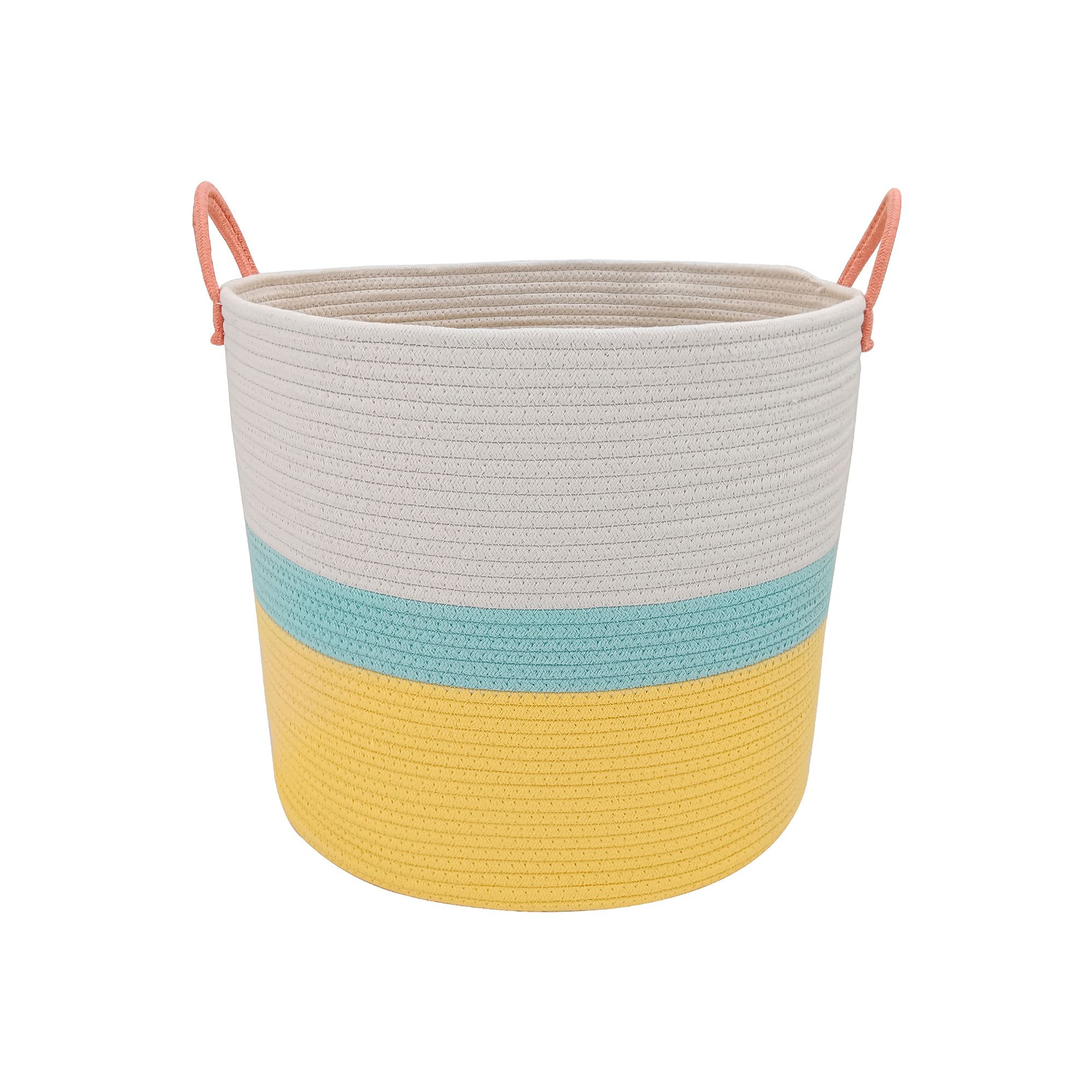 The Big One® Colorblock Rope Bin, Moonlight Green