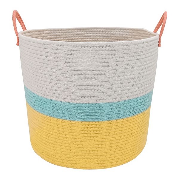 The Big One® Colorblock Rope Bin - Moonlight Jade