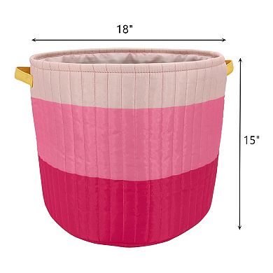 The Big One® Color Blocked Quilted Floor Bin