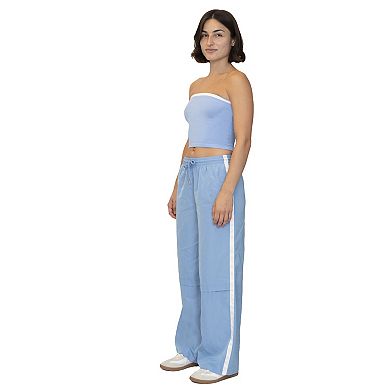 Juniors' madden girl Side Stripe Straight Leg Track Pants