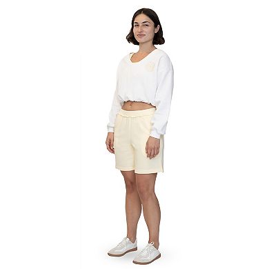 Juniors' madden girl Side Slit Bermuda Shorts With Back Pocket