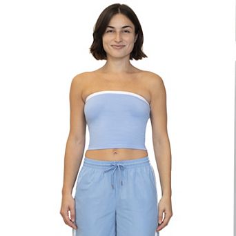 Juniors' madden girl Contrast Neck Tube Top