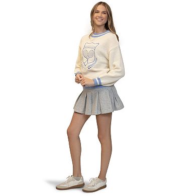 Juniors' madden girl Tennis Icon Scoop Neck Pullover Sweater