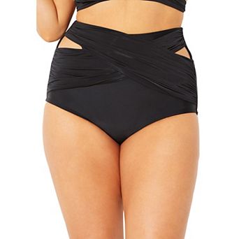 Swimsuits for All Women's Crisscross Wrap Bikini Bottom