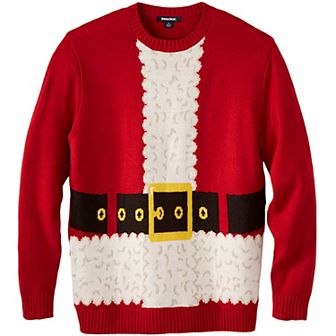 KingSize Men's Big & Tall Holiday Crewneck Sweater