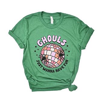 Ghouls Disco Ball Short Sleeve Graphic Tee