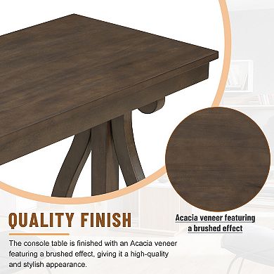 Rustic Vintage Console Table