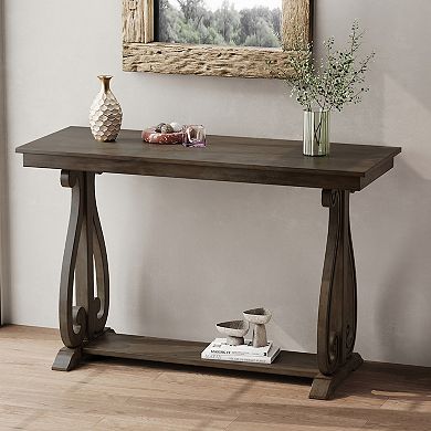 Rustic Vintage Console Table