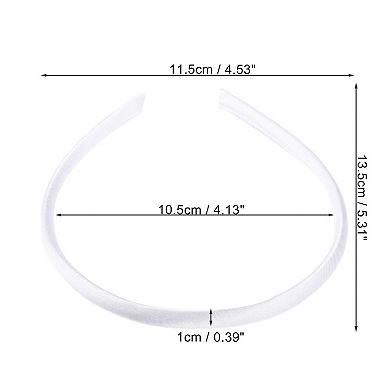 Classic Elegant Fabric Fine Hairband For Women 5.31"x4.53"