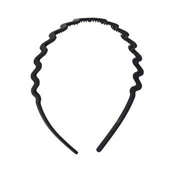 Classic Elegant Frosted Wavy Hairband For Women 5.51"x4.72"