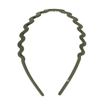 Classic Elegant Frosted Wavy Hairband For Women 5.51"x4.72"