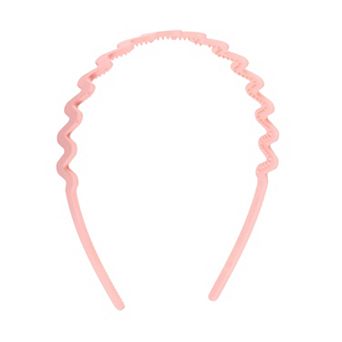 Classic Elegant Frosted Wavy Hairband For Women 5.51"x4.72"