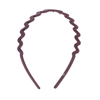 Classic Elegant Frosted Wavy Hairband For Women 5.51"x4.72"