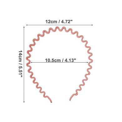 Classic Elegant Frosted Headband For Women 5.51"x4.72"