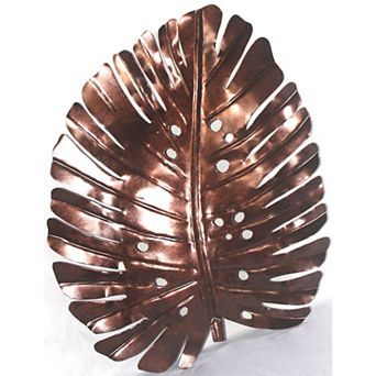 Iron Philodendron Leaf Wall Decor