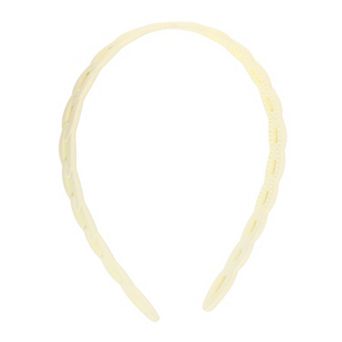 Classic Elegant Frosted Chain Hairband For Women 5.51"x4.72"