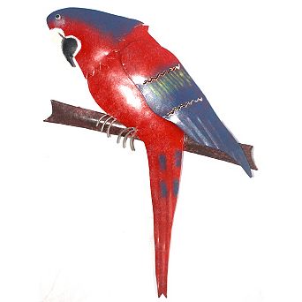 Iron Parrot Wall Decor
