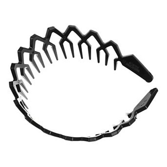 Classic Rhombus Style Anti-slip Toothed Hairband For Women For Girls Black 1 pc