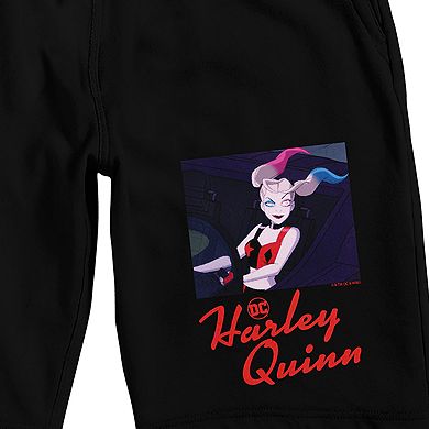 Men's DC Comics Harley Quinn Animated Pajama Shorts