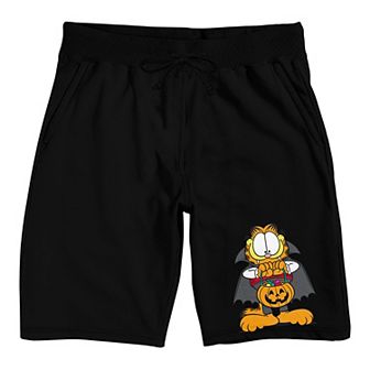 Men's Garfield Halloween Cat Pajama Shorts