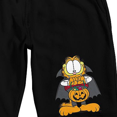 Men's Garfield Halloween Cat Pajama Shorts