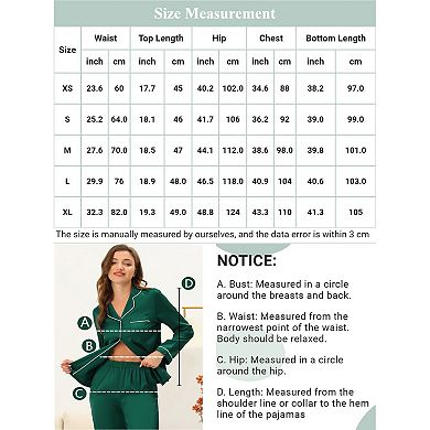 Womens Satin Pajama Set Lace Trim 2 Piece Pjs Cami Sleepwear With Long Pants Loungewear