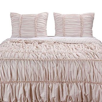 Greenland Home Fashion Farmhouse Chic Reversible Cotton Pillow Sham