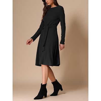 chinese dress ladies tuduoms Women's Casual Wrap Sweater Dress Tie Waist Knitted Long Sleeve  Bodycon Dress Fall Work Office Ribbed Knit Midi Dress at Amazon Women's  Clothing store