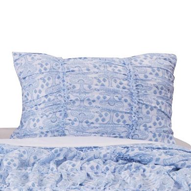 Helena Ruffle Whimsical Cotton Pillow Sham