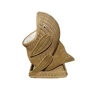 Dolphin Rattan Hamper