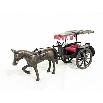 Metal Horse Carriage Trolley