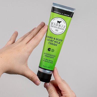 Dionis Goat Milk Hand & Body Cream - Verbena & Cream