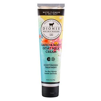 Dionis Goat Milk Hand & Body Cream - Water Flowers & Sea Salt