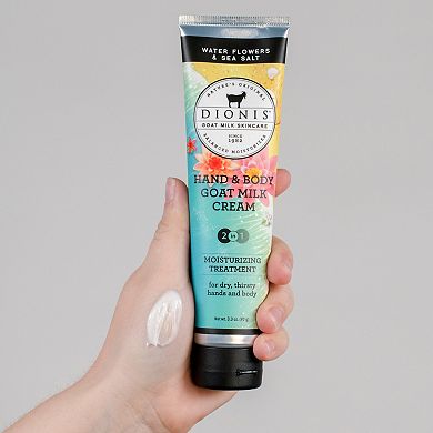 Dionis Goat Milk Hand & Body Cream - Water Flowers & Sea Salt