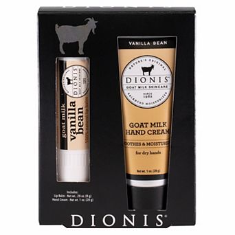 Dionis Goat Milk Vanilla Bean Lip & Hand Set