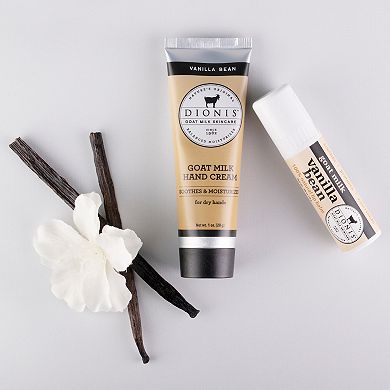 Dionis Goat Milk Vanilla Bean Lip & Hand Set