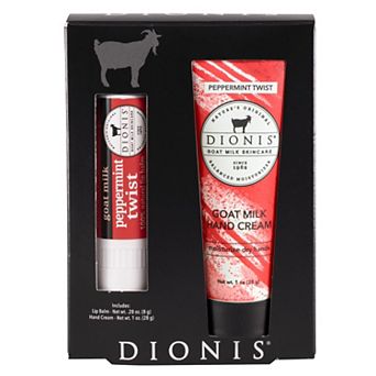 Dionis Goat Milk Peppermint Twist Lip & Hand Set