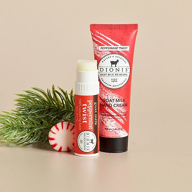 Dionis Goat Milk Peppermint Twist Lip & Hand Set