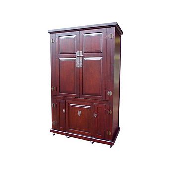 Computer Armoire With Pull Out Seat