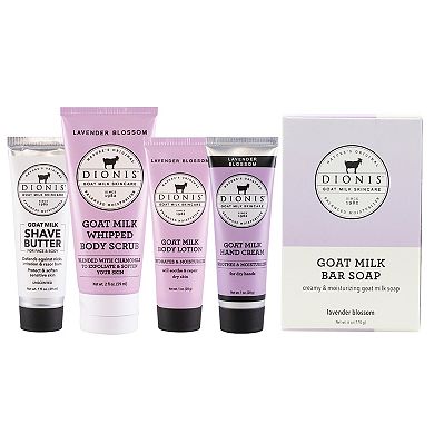Dionis Goat Milk Lavender Blossom Travel Essentials Kit