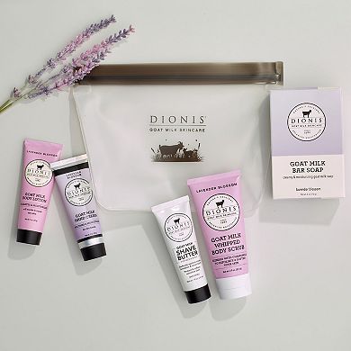 Dionis Goat Milk Lavender Blossom Travel Essentials Kit